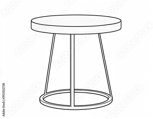 A simple, modern design for indoor or outdoor use