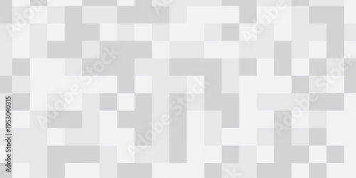 Seamless pattern with squares. Abstract pixel and cube background. Vector digital mosaic pattern. Geometric light elements tile art backdrop.