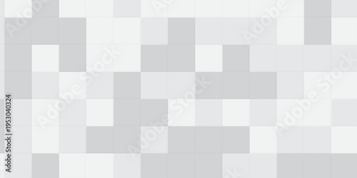 Seamless pattern with squares. Abstract pixel and cube background. Vector digital mosaic pattern. Geometric light elements tile art backdrop.