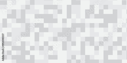 Seamless pattern with squares. Abstract pixel and cube background. Vector digital mosaic pattern. Geometric light elements tile art backdrop.