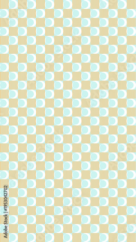 Soft Blue and Beige Checkerboard Background