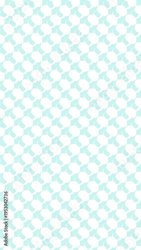 Abstract Light Blue Rounded Squares Pattern