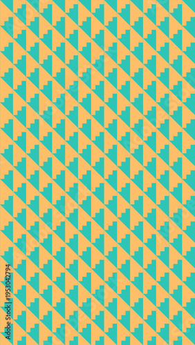 Geometric Triangles Seamless Pattern