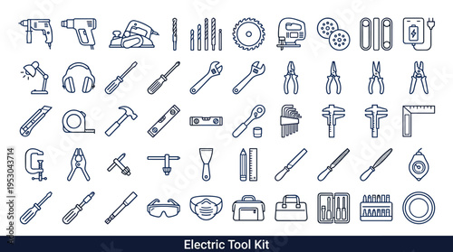 Collection of various hand and power tools, essential for construction and DIY projects