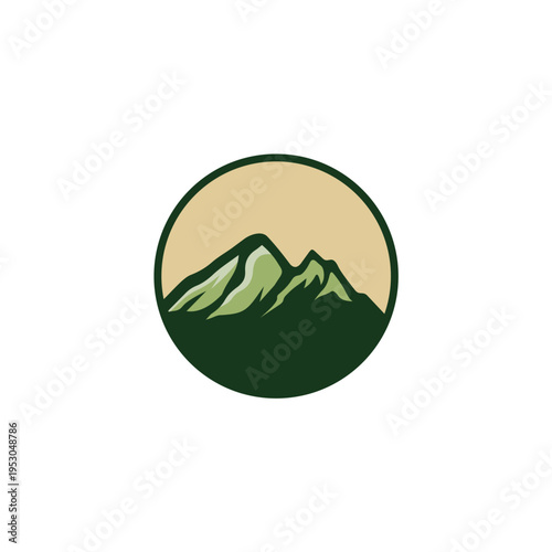 Mountain  logo design template vector illustration