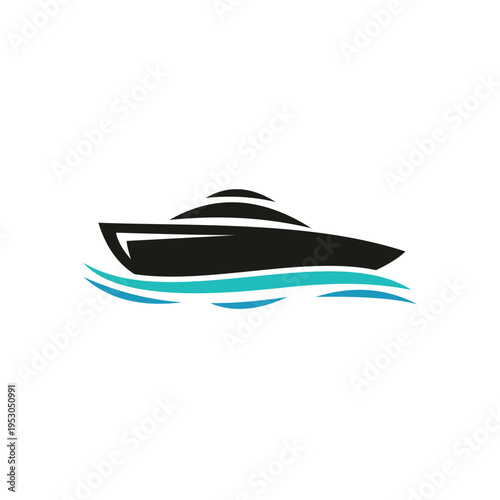 ship logo design template vector illustration
