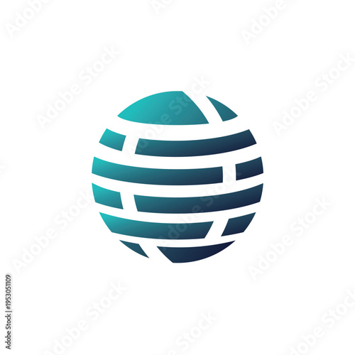 globe logo design template vector illustration