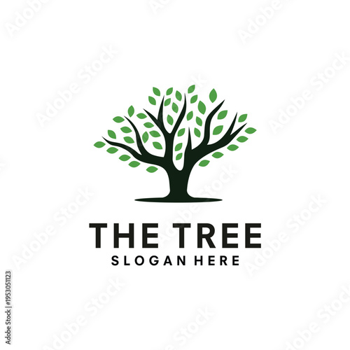 tree logo design template vector illustration