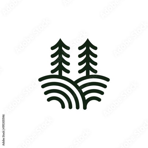 tree logo design template vector illustration