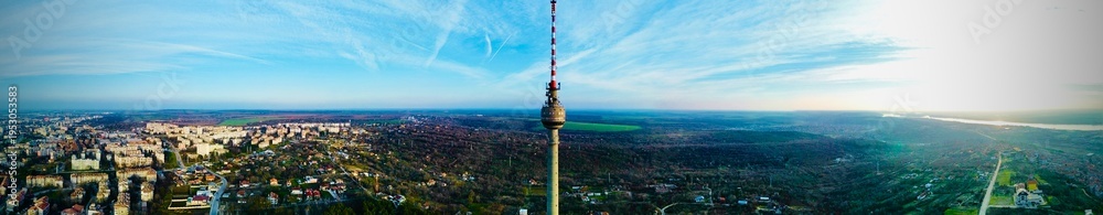 Obraz premium TV Tower Rousse Bulgaria Ruse