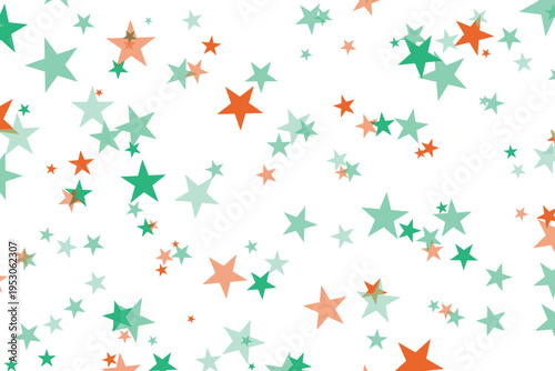Bright Color stars confetti background. Splash effect banner. Vector abstract illustration with blurred drops of rain for wallpaper, wrapping paper, backdrop, poster, decorative designs.