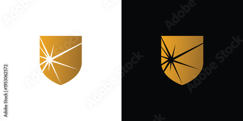The Shatterproof Guarantee logo design is modern and unique