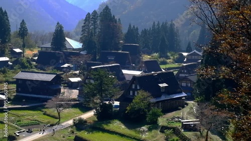 Wallpaper Mural 五箇山合掌造り集落相倉　世界遺産新緑の季節 Torontodigital.ca