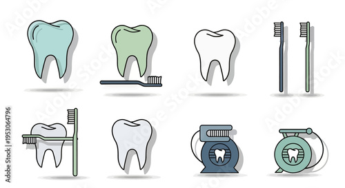 Dental hygiene and oral care for healthy teeth during daily routine with dentist examining patient s mouth using various tools in a modern clinic Prevention treatment and dentistry with professional