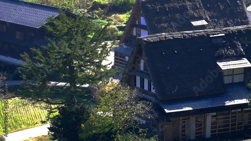 Wallpaper Mural 五箇山合掌造り集落相倉　世界遺産新緑の季節 Torontodigital.ca