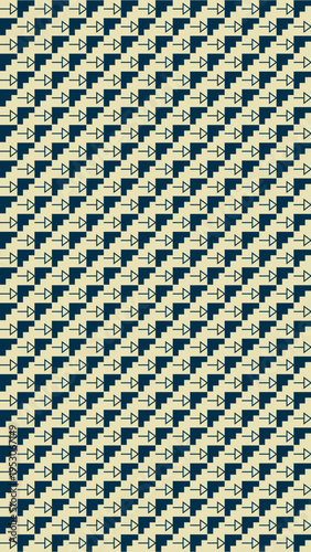 Navy Blue and Cream Diagonal Pattern Background
