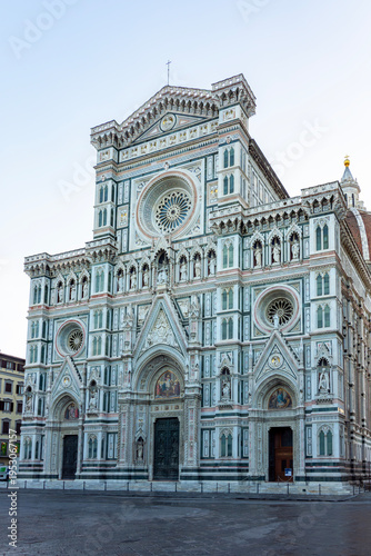 Billede på lærred Cathedral of Saint Mary of the Flower (Cattedrale di Santa Maria del Fiore) or D