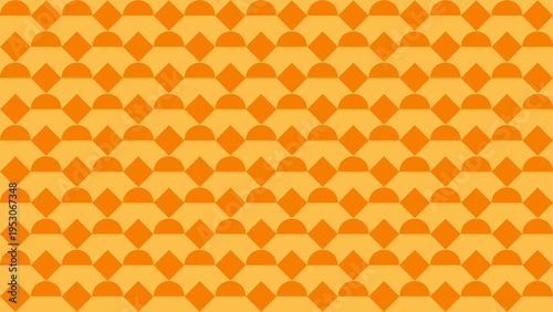 Orange Geometric Pattern Background
