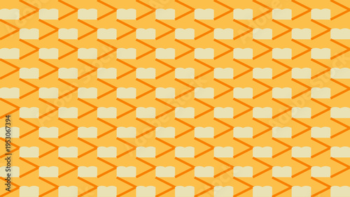 Abstract Zigzag Geometric Seamless Pattern in Orange and Beige