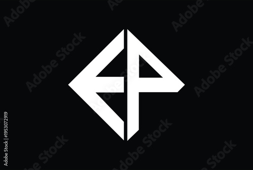 Free Download EP, FP, PF OR PE Business creative logo design vector illustration. - GFXLoad