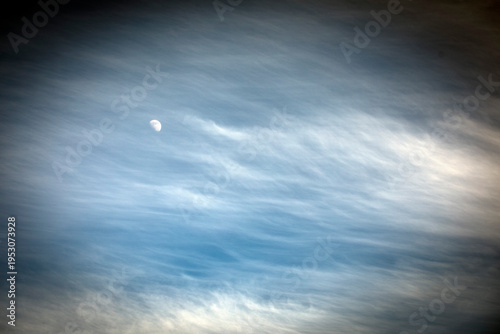 moon and clouds