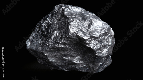 Raw Aluminium Rock and Chemical Element AI