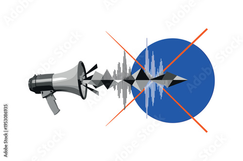 Minimalist conceptual collage of a black-and-white explorer silhouette framed inside a geometric temple doorway, overlapping gold and blue circles creating