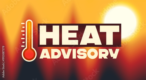 Cuadro en lienzo Heat advisory