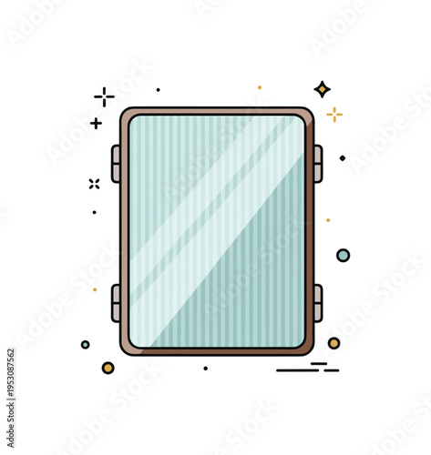 Reeded glass effect on a cabinet door showing vertical linear patterns with subtle shadowing, creating an elegant and functional home interior