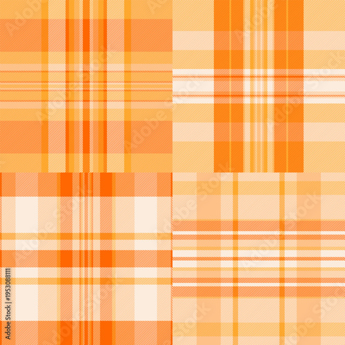 Plaid pack ideal for factory-ready fabrics and design industry projects. Vector patterns enhance apparel, interior textiles, home decor, and digital prototyping.