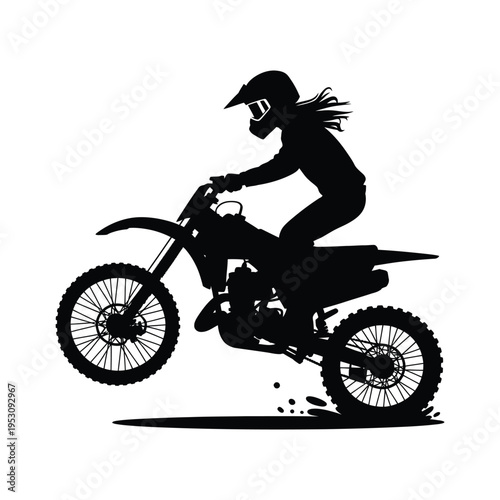silhouette of a motorcycle
