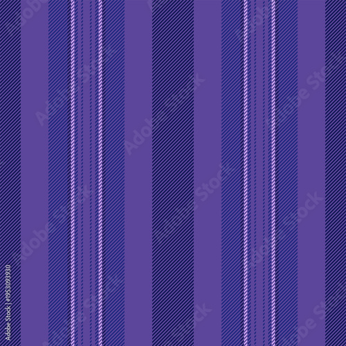 Petwork textile vector lines, shop stripe pattern vertical. Binimal texture fabric background seamless in indigo and blue colors.