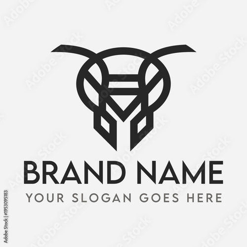 Ant Logo Symbol of Teamwork and Perseverance