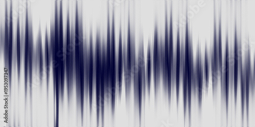 Abstract halftone wave dots background. Futuristic twisted grunge pattern, dots, circles. Vector modern optical pop art texture for posters, business cards and etc