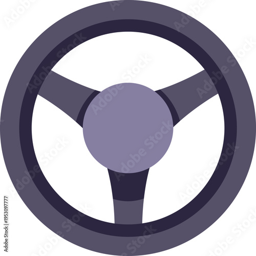 Steering wheel controlling a vehicle for driving and automobile transport