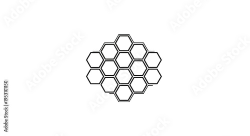 Hexagon Honeycomb Pattern.