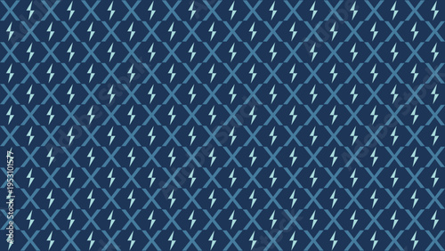 Dark Blue Pattern with Lightening vector background