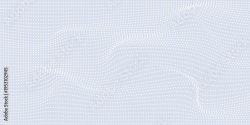 Halftone dotted background. Abstract halftone pattern with distorted dots. Pop art style texture for posters, websites, business cards, covers, and medicine. Round circle vector mosaic background.