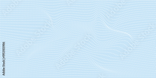 Light blue Halftone dotted background. Pop art style. Retro pattern with circles, dots, design element for web banners, posters, cards, Wallpaper, backdrops, sites.  Vector illustration