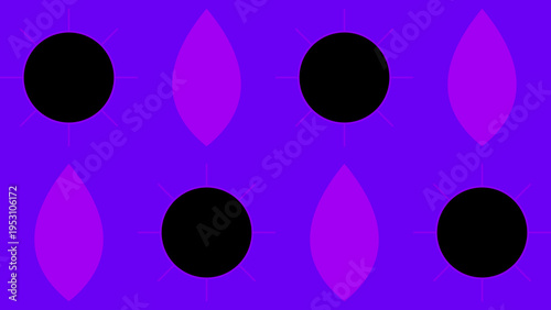 Geometric Pattern with Circles and Diamond Shapes vector background