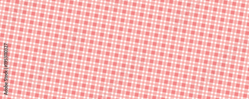 red fabric pattern texture - vector textile background for your design