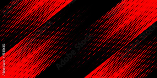 Halftone dots red and blue color pattern gradient grunge texture background. Dot pop art comic sport style vector illustration. modern background
