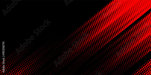 Halftone dots red and blue color pattern gradient grunge texture background. Dot pop art comic sport style vector illustration. modern background