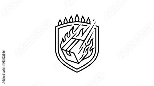 Delivery Package Protection Shield Logo