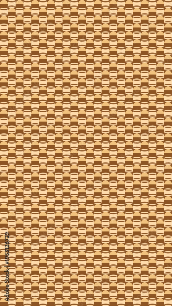 Fototapeta premium Beige Woven Pattern Texture vector background