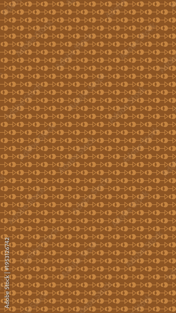 Fototapeta premium Warm Brown Ornamental Pattern Background vector background