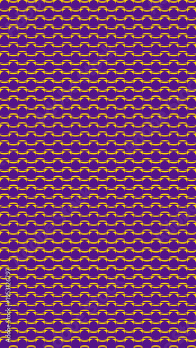 Abstract Geometric Pattern with Waves on Purple Background vector background