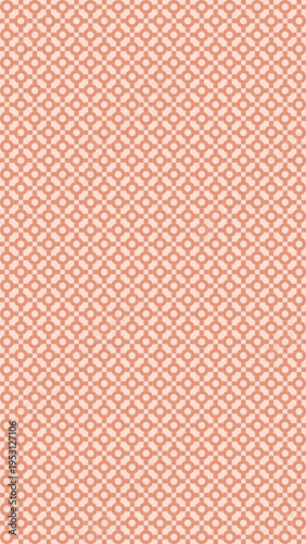 Geometric Diamond Pattern in Peach and Beige vector background