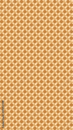 Abstract Honeycomb Pattern in Warm Tones vector background