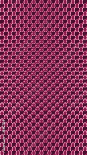 Seamless Pattern of Pink and Dark Red Ovals vector background